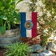 thumbnail image 3 of Rustic Missouri State Flag Distressed USA Garden Yard Flag, 3 of 3