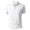 White, variant on Mems Polo Shirts Short Sleeve Button Down Tee Shirt Loose Fit Green Men's Shirts