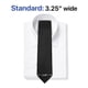 thumbnail image 3 of Corbata Clásica Umo Lorenzo para Hombre, Color Sólido, Material de Poliéster con Acabado Satín Amplio, Negra, 3 of 7