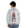 thumbnail image 5 of Happy 4th of July Patriotic Boykin Spaniel Marching Band Uniform Balloons Fireworks All Over Print 3D Baseball Jacket Dog Lover Bomber Jacket Softball - 13009, 5 of 6