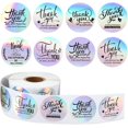 thumbnail image 1 of Sticker 500 Pieces Handmade Self-Adhesive Labels 1.5 Inch Round Self-Adhesive Stickers for Gift Packaging Envelopes Card Wedding Party Birthday, 1 of 5
