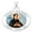 Silver, variant on Picturesongold.Com Saint Gemma Galgani Medal - Color Round - 2/3 x 2/3 inch Size of Dime, Sterling Silver