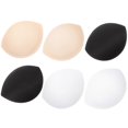 thumbnail image 3 of Bra Pads Inserts For Women Underwear Accessory Assorted Color Oval Shape 3 Pairs, 3 of 3