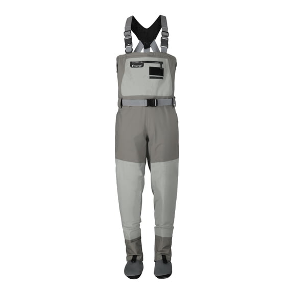 Frogg Toggs Fusion Stockingfoot Fishing Waders for Men, 4-Layer Nylon Chest Waders, Slate, 2XL