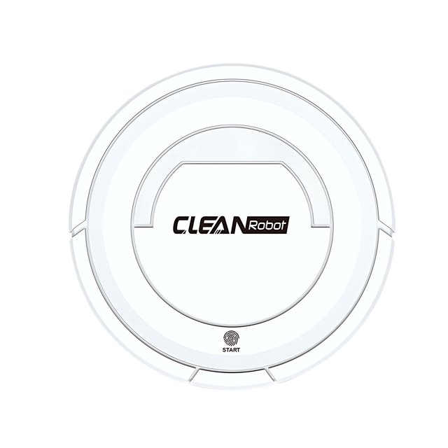Fiudx Robot Aspirador Automático, Limpieza Inteligente Del Hogar, Funcionamiento Silencioso con Motor Sin Escobillas, Sistema Inteligente de Evasión de Obstáculos, Área de Limpieza de 120 M, Fregado