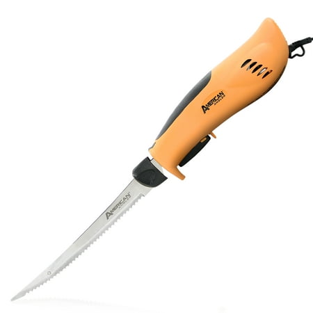 American Angler PRO Electric Fillet Knife – One Blade, (Best Electric Knife For Cleaning Fish)