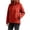 Red, variant on Women's Waterproof Hooded Rain Jacket Zip Up Windbreaker Coat Lightweight Outdoor Casual Windproof Coat with Zipper Pockets Yellow