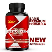 XZEN Testoxzen, Testosterone Support, Energy, Strength, Vitality, Stamina, Endurance Test Booster USA - 120 Capsules