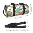 thumbnail image 4 of Disketp 45l Foldable Duffel Bag,Water-Resistant Sports Gym Bag,Portable Weekender Bag Lightweight For Travel,Fitness And Camping-Racket And Tennis Ball, 4 of 8