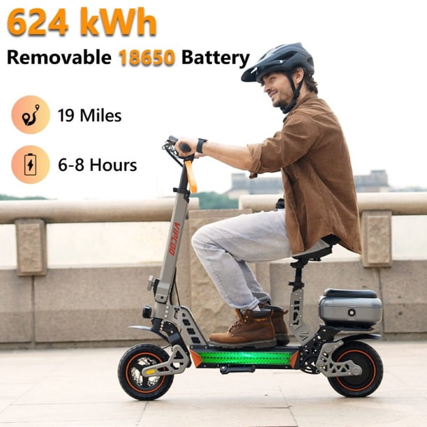 VIPCOO VS2 Electric Scooter for Adult, 700W Off Road E-Scooter