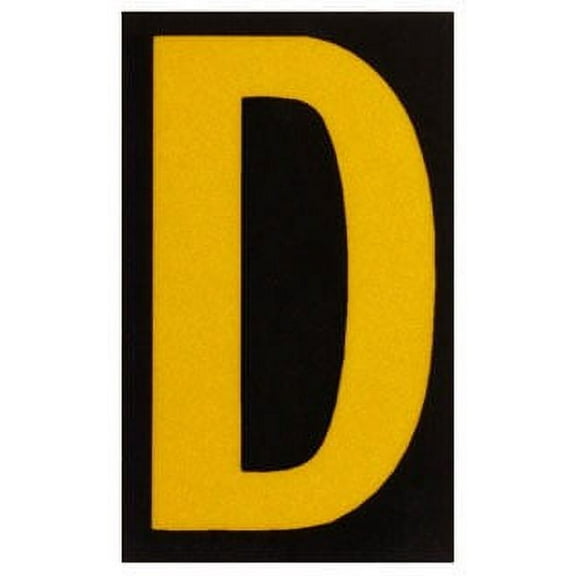 Brady Reflective Numbers And Letters,D,PK25 5000-D