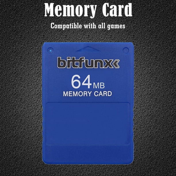1 Tarjeta de Memoria FMCB .966 para PS2 64MB Gratis Consola McBoot Azul