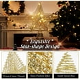 thumbnail image 4 of Estrella de árbol de Navidad YONGSHENG luz LED decoración navideña tradicional, 4 of 6