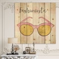 thumbnail image 2 of Designart 'Fashion Accessories Glam Pink' Posh & Luxe Print on Natural Pine Wood, 2 of 3