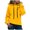 Yellow, variant on Clothing 2025 Women Hoodies Women's Casual Printed Long-sleeved Hooded Sweater
