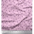 thumbnail image 1 of Soimoi Satin Silk Fabric Ghost Halloween Print Fabric by Yard 42 Inch Wide, 1 of 3