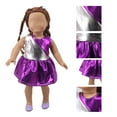 thumbnail image 4 of CQCYD Toys under $5 Metallic Shiny Dresses for 18 Inch Dolls, 18 Inch Doll Clothes Accessories Elegant Ball Gown Outfits Fashion Dolls, 4 of 6
