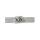 thumbnail image 1 of Cinturón elástico ancho de doble flor grande INSPIRE CHIC para mujer, cinturones elásticos anchos para vestir hasta 70 cm/27.55" en gris, 1 of 6