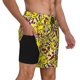 thumbnail image 2 of Fotbe Chicken Cartoon Traje de Baño para Hombre – Shorts de Natación de Secado Rápido con Forro y Bolsillos-XX-Large, 2 of 6