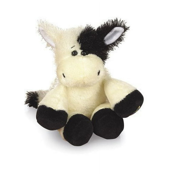 Lil KInz Black and White Cow 6" Plush Animal By Ganz