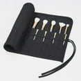 thumbnail image 2 of Paint Brush Holder Roll Up Case for Artist Acrylic Oil Watercolor, Holders 30 Slots,Black, 2 of 6