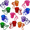 thumbnail image 2 of Accesorios para despedidas de soltero, festival de cerveza, carnaval, cadena de cuentas transparentes, collar de taza, copa de vino pequeña de plástico, 2 of 2