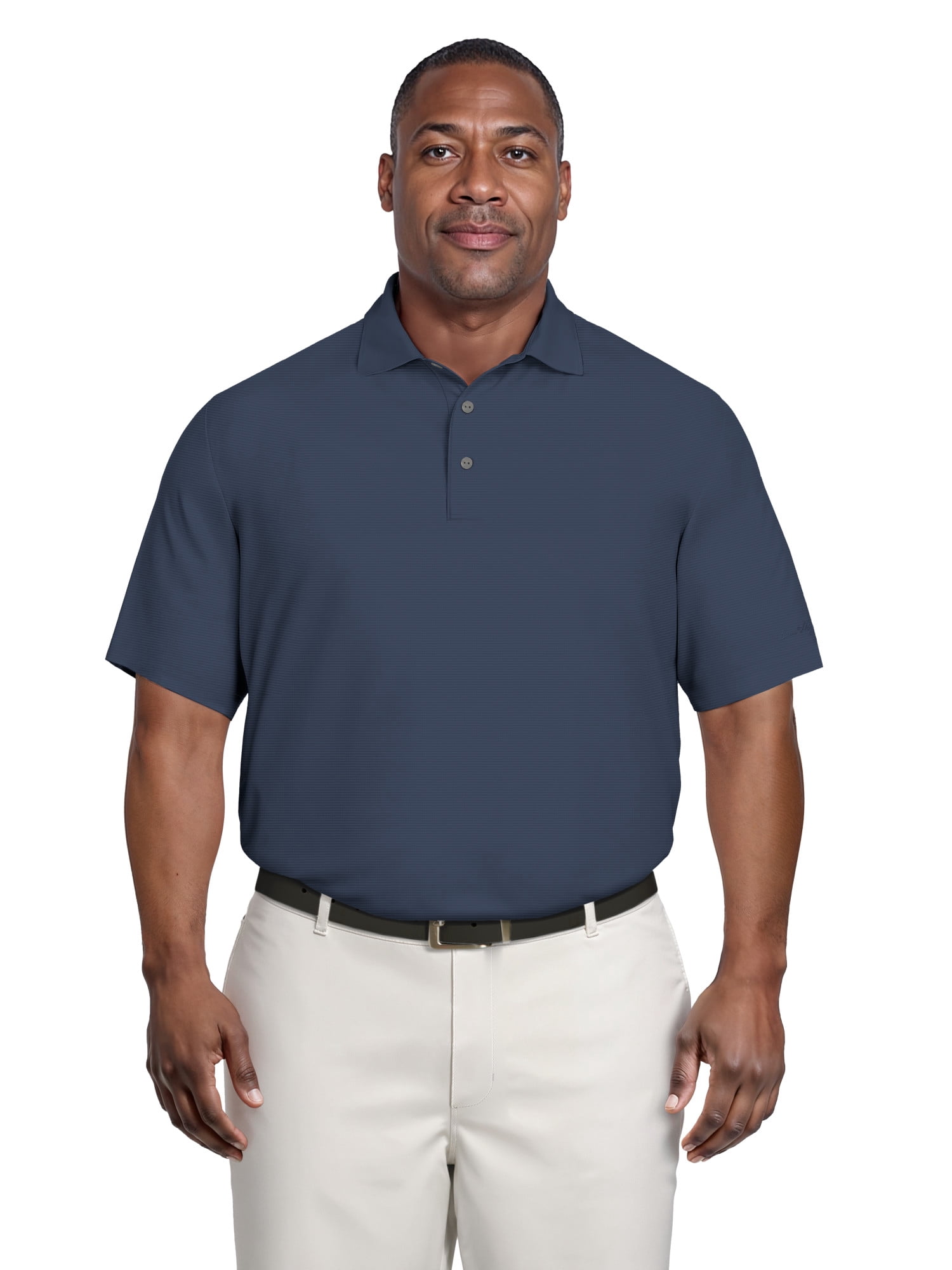 Ben Hogan Men's & Big Men's Performance Solid Polo Shirt with Short Sleeves, Sizes S-5XL