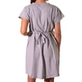 thumbnail image 3 of Vestido para Embarazo Casual Ajustable en algodón Almacenes Mario Color Gris Talla Unitalla, 3 of 4