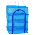 thumbnail image 1 of Outdoor Food Screen Foldable Drying Net Hanging Mesh Dryer Square Hanging Mesh Dryer for Shrimp Fish Fruit Vegetables (Four-layer 66X40X40cm With Buckle), 1 of 8