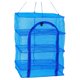 thumbnail image 1 of Pantalla de secado plegable para alimentos al aire libre, malla colgante cuadrada para camarones, pescado, frutas y verduras (cuatro capas, 66 x 45 x 45 cm, con hebilla), 1 of 7