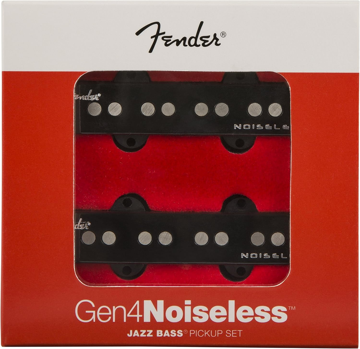 Fender Gen 4 Noiseless Jazz Bass Guitar Pickup Set