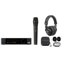 AKG DMS100 4-Channel Digital Handheld Wireless Microphone Mic System Headphones