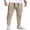 Khaki-2, variant on COOFANDY Mens Casual Joggers Pants - Cotton Drawstring Chino Cargo Pants Hiking Outdoor Twill Track Jogging Sweatpants Pants with Pockets for Men