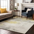 thumbnail image 7 of Addison Rugs Mayfield Premium Machine Washable Transitional Abstract Gold Rectangle Rug, 5' X 7'6" Machine Washable Transitional Abstract Gold Oversized Sherpa Throw Blanket, 7 of 7