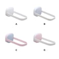 thumbnail image 3 of Colgador de ropa, estante de pared de plástico, Clip autoadhesivo plegable, organizador de almacenamiento, soporte de secado en forma de U, Almacenamiento y organización del hogar Rosado azul Bewildely HA061318-03, 3 of 6