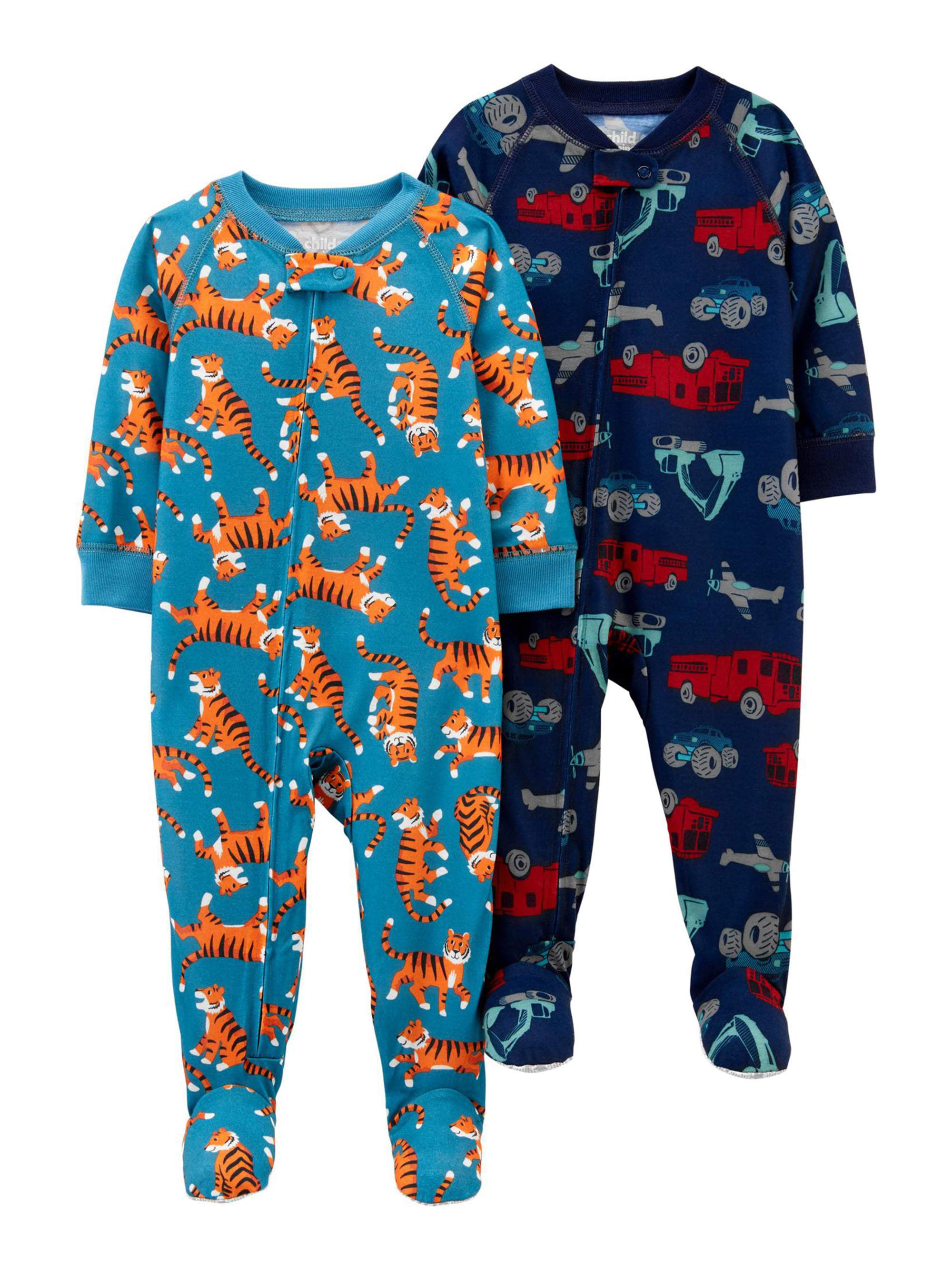 CARTER'S Toddler Boy Footed Blanket Sleeper Pajamas One-Pc Assorted Styles 2T-5T 