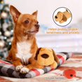 thumbnail image 5 of Juguete para cachorros, ayuda conductual, latido del corazón, mascota de peluche cálido, perro esquí esquí Gafas de esquí, 5 of 5