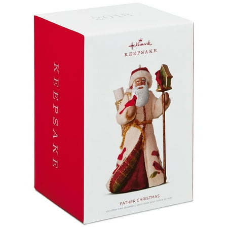 Dad Christmas Ornament - Hallmark Keepsake 2018 African-American Happy Memories Father Christmas Ornament