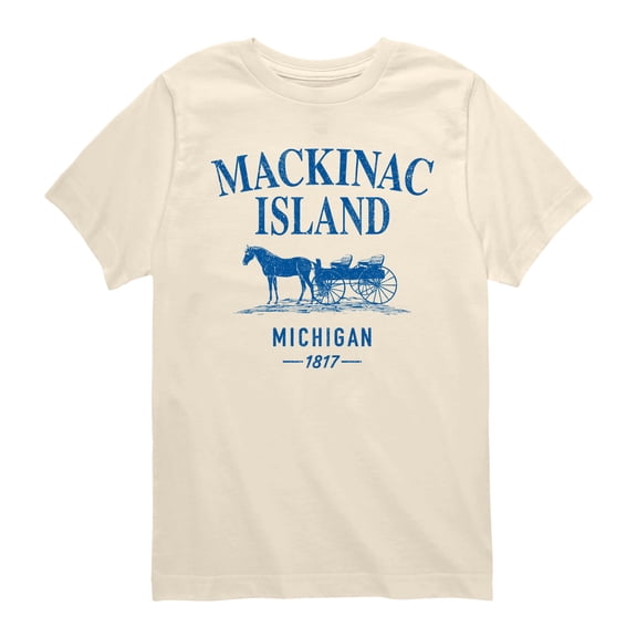 Instant Message - Mackinac Island, Michigan Short Sleeve Graphic T-Shirt