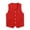 Red, variant on Adult Volunteer Activity Vest Button Vest Waiter Work Wear Supermarket Uniform Red M