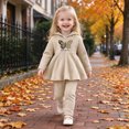 thumbnail image 2 of HCNTES 1T 2T 3T Child Girl Fall Winter Clothes Little Kids Long Sleeve Butterfly Embroidery Hooded Sweatshirt Shirt Elastic Waist Pants 2PCS Matching Sets Kid Princess Outfits, 2 of 7