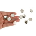 thumbnail image 4 of Unique Bargains 10pcs Electroplated Buttons Plastic Shank Buttons for Clothes Shirts Sweaters Decorations Beige, 4 of 6