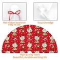 thumbnail image 4 of Yiaed cute Christmas Moose Print Christmas Tree Skirt , Tree SkirtsTree Mat for Christmas Winter Holiday Indoor Decorations-48", 4 of 7