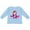 AE-Light Blue, variant on Inktastic Pilot Girl, Airplane, Plane, Flying, Brown Hair Girls Long Sleeve Toddler T-Shirt