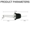 thumbnail image 3 of Professional Pourers With Controlled Flow, Stainless Steel Oil Bottle Pourer With Tapered Spout Design, Non-Rust Food-Grade Material Pour Spouts For Wide Neck Bottles In Bars,, 3 of 6
