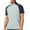 Purple, variant on Men's Outdoor Long Sleeve T-Shirt - Half-Zip Color Block Design for Cycling
