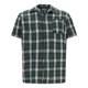 thumbnail image 3 of Camisas de Manga Larga para Hombres Botón Abajo Gira-Abajo Cuello Blusa, Retícula Impresión Casual Estilo de Negocios, 3 of 5