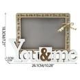 thumbnail image 6 of Steadline Valentine's Day Wooden Letter Photo Frame - Heart Shaped Wedding Keepsake - Romantic Wall Decor - Elegant Home Decoration Gift, 6 of 6