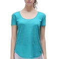 thumbnail image 2 of Richie House Women's Linen T-shirt with a Pocket RH2029-A-M, 2 of 6