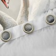 thumbnail image 5 of Feelyou Couple White Swan Black Out Curtains, Valentines Day Animal Curtains Pack of 2 (42x63 Each), Oil Printing Art Bedroom Curtains, Curtains and Drapes Decor, 5 of 7